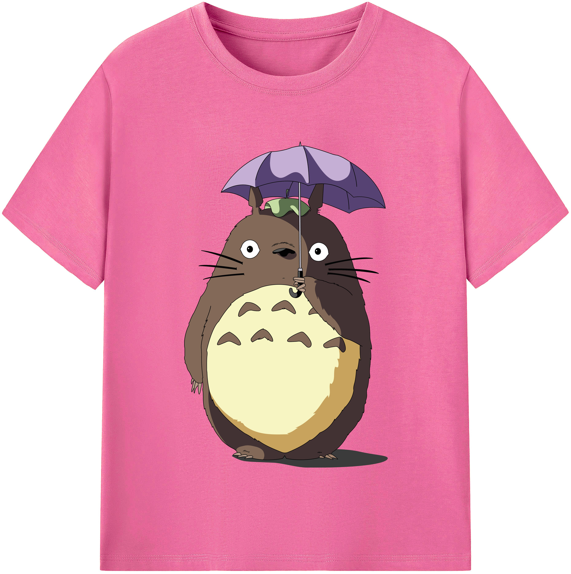 （画像用） となりのトトロ 草壁メイ 草壁サツキ My Neighbor Totoro Satsuki Kusakabe Mei Kusakabe レディースカジュアルプリントTシャツ（綿100％）